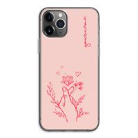 Giving Flowers: iPhone 11 Pro Transparant Hoesje