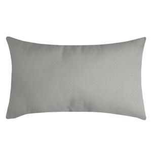 Stof Textile sierkussen Nelson - lichtgrijs - 30 x 50 cm - bank kussens - polyester