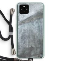 Grey Stone: Pixel 5a 5G Transparant Hoesje met koord Grey Stone: Pixel 5a 5G Transparant Hoesje met koord