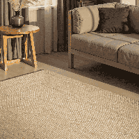 Handgeweven Jute Vloerkleed Sharmila Creme 200x300 Cm Laagpolig Home Collectie - Dekbed-Discounter.nl