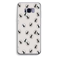 Miauw: Samsung Galaxy S8 Plus Transparant Hoesje - thumbnail