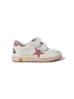 Golden Goose Kids baskets Ball Star en cuir - Blanc