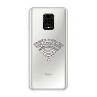 Home Is Where The Wifi Is: Xiaomi Redmi Note 10 Lite Transparant Hoesje