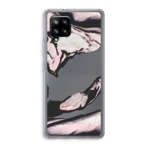 Roze stroom: Samsung Galaxy A42 5G Transparant Hoesje
