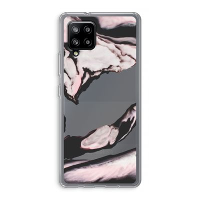 Roze stroom: Samsung Galaxy A42 5G Transparant Hoesje