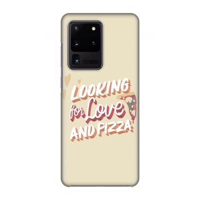Pizza is the answer: Volledig geprint Samsung Galaxy S20 Ultra Hoesje