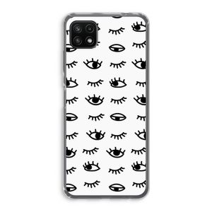 Eye pattern #2: Samsung Galaxy A22 5G Transparant Hoesje