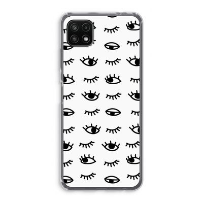 Eye pattern #2: Samsung Galaxy A22 5G Transparant Hoesje