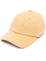 Jacquemus casquette en coton à logo brodé - Marron