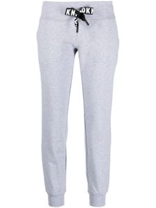 DKNY pantalon de jogging à lien de resserrage - Gris