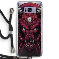 Hell Hound and Serpents: Samsung Galaxy S8 Plus Transparant Hoesje met koord