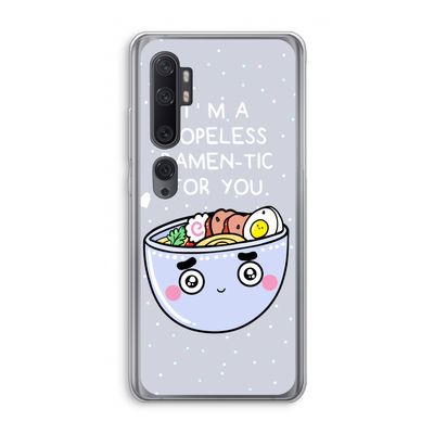 I'm A Hopeless Ramen-Tic For You: Xiaomi Mi Note 10 Transparant Hoesje