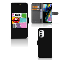 Motorola Moto G52 | Moto G82 Wallet Case met Pasjes Popart Princess