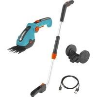 Kit een gras cisail comfortcut li + telescopisch handvat + wielen- 3,6 v/3.0 ah-bescherming van messen USB-C- 9889-20 Kit een gras cisail comfortcut li + telescopisch handvat + wielen- 3,6 v/3.0 ah-bescherming van messen USB-C- 9889-20