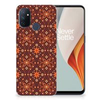 OnePlus Nord N100 TPU bumper Batik Brown