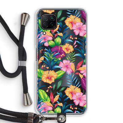 Tropisch 2: Huawei P40 Lite Transparant Hoesje met koord