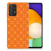 Samsung Galaxy A52 (5G/4G) TPU bumper Batik Oranje