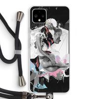 Camouflage de sommeil: Pixel 4 XL Transparant Hoesje met koord