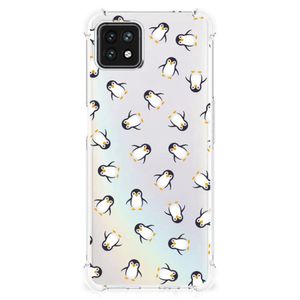 Doorzichtige Silicone Hoesje voor OPPO A53 5G | A73 5G Pinguïn