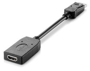 HP DisplayPort to HDMI Adapter 0,2 m HP DisplayPort Zwart