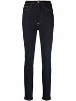 Philipp Plein jean skinny Iconic à taille haute - Bleu - thumbnail