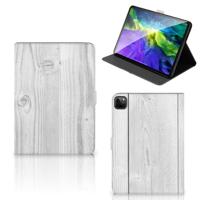 iPad Pro 11 2020/2021/2022 Tablet Book Cover White Wood