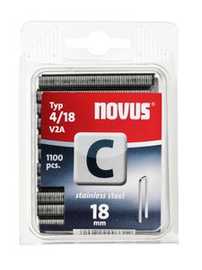 Novus Smalrug nieten C 4/18mm | 1100 stuks RVS - 042-0459 - 042-0459