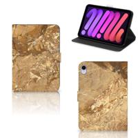 iPad Mini 6 (2021) Leuk Tablet hoesje Marmer Creme