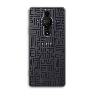 Moroccan Print: Sony Xperia Pro-I Transparant Hoesje