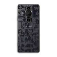 Moroccan Print: Sony Xperia Pro-I Transparant Hoesje