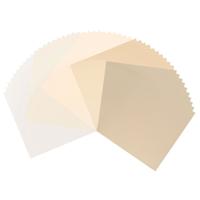 Vaessen Creative • kraftkleurig cardstock papier glad 200g 30,5x30,5cm 50x
