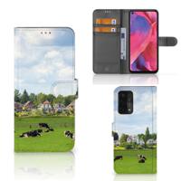 OPPO A54 5G | A74 5G | A93 5G | Telefoonhoesje | Met pasjeshouder | Koeien