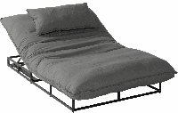 Hartman Ligbed 'Emma' All Weather, kleur Donkergrijs