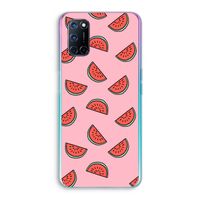 Watermeloen: Oppo A72 Transparant Hoesje