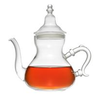 Home Deco Factory Theepot Marrakesh - Glas - met deksel - transparant - 800 ml - 13 x 23 cm Home Deco Factory Theepot Marrakesh - Glas - met deksel - transparant - 800 ml - 13 x 23 cm
