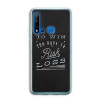 Risk loss: Huawei P20 Lite (2019) Transparant Hoesje