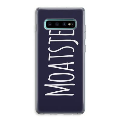 Moatsje!: Samsung Galaxy S10 Plus Transparant Hoesje