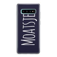 Moatsje!: Samsung Galaxy S10 Plus Transparant Hoesje