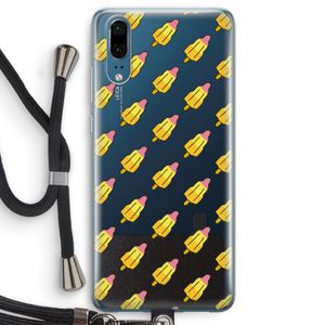 Waterijsjes: Huawei P20 Transparant Hoesje met koord