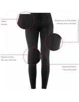 Falke Warm Long Thermobroek Dames Black M