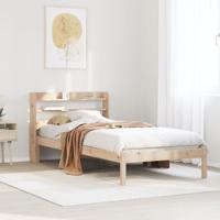 Bedframe zonder matras massief grenenhout 90x200 cm