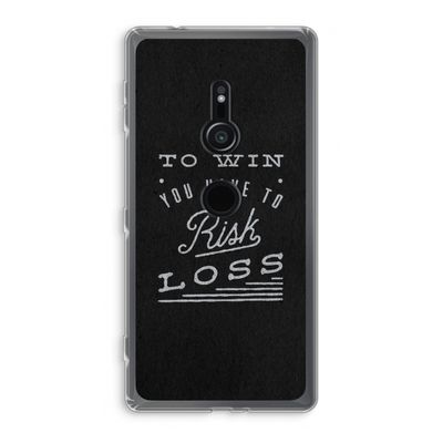 Risk loss: Sony Xperia XZ2 Transparant Hoesje