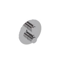 Afbouwdeel Therm. MAY Met 2-Weg Stop-Omstel Chroom