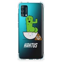 Samsung Galaxy M02s | A02s Stevig Bumper Hoesje Cactus Poo - thumbnail