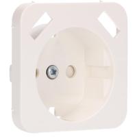 Reflex Inlegplaat rond voor wandcontactdoos met 2 USB - Wit Reflex Inlegplaat rond voor wandcontactdoos met 2 USB - Wit