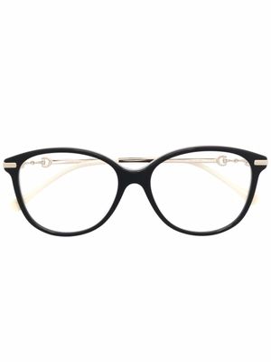 Gucci Eyewear lunettes de vue à monture ronde - Noir