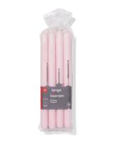 HEMA Lange Huishoudkaars Ø2.2x29cm Lichtroze - 12 Stuks (lichtroze)