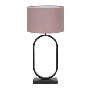 Light & Living Tafellamp Jamiri|Livigno - Zwart|Roze - Ø30x67cm