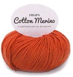 Drops Cotton Merino Uni Colour 25 Roest