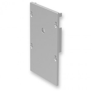 Eindkap E107 aluminium voor PO3 led profiel